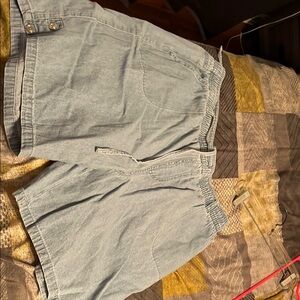 Light Blue pull string Casual Shorts